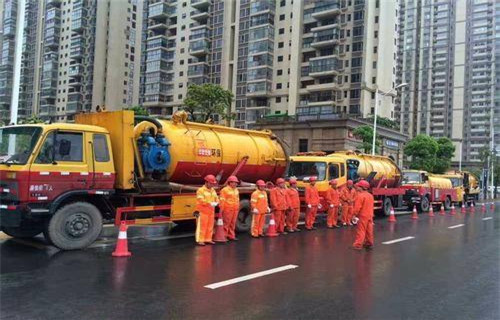木棠镇市政管道清淤
